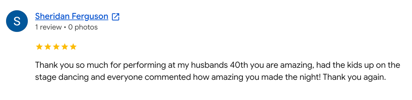 Customer review from Sheridan
